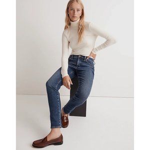 NWT Madewell Womens Mid Rise Perfect Vintage Jeans Magic Pockets 31 T  $138
